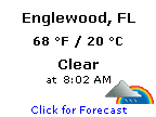 Click for the actual Weather Forecast in Englewood, Florida