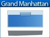 GRAND MANHATTAN fiberglass pool