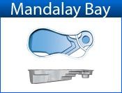 MANDALAY BAY fiberglass pool