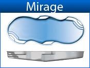 MIRAGE fiberglass pool