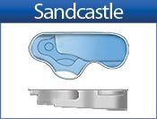 SANDCASTLE fiberglass pool