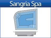 SANGRIA fiberglass spa